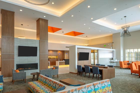 Meeting room at Collegian Hotel & Suites Syracuse NY