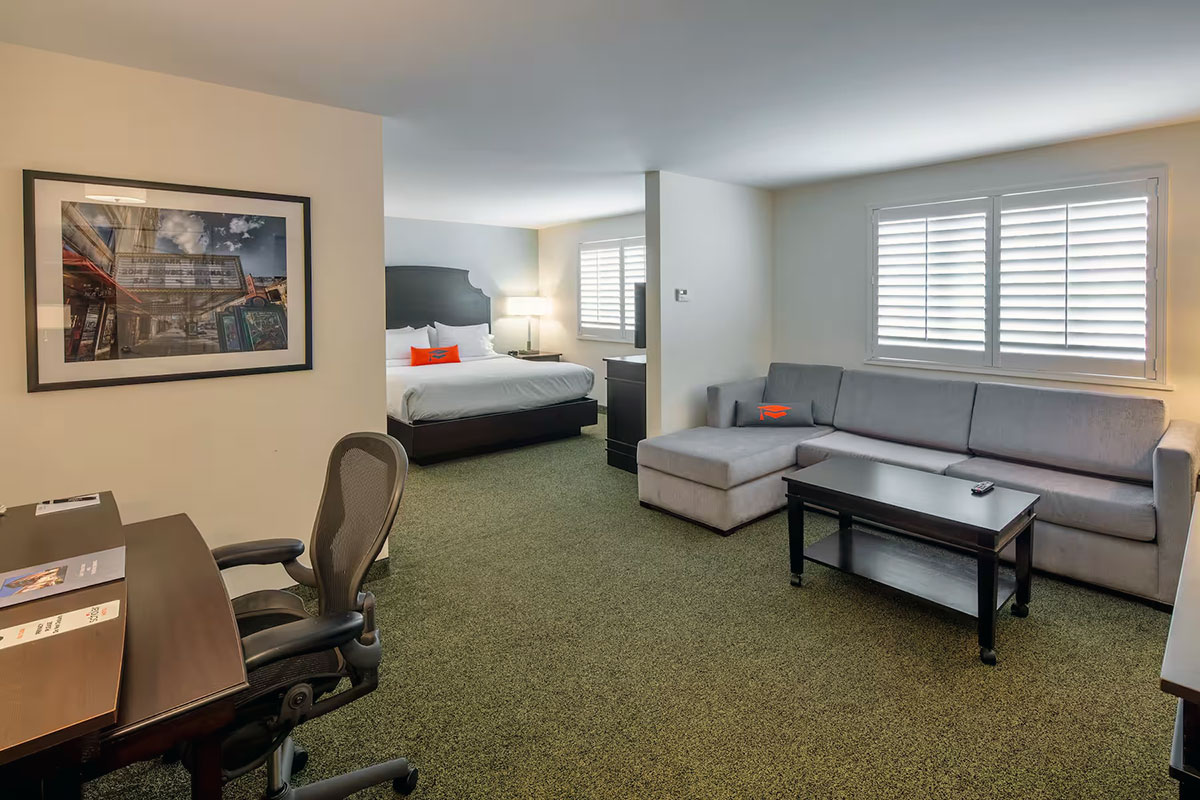 King Suite at Collegian Hotel & Suites Syracuse NY
